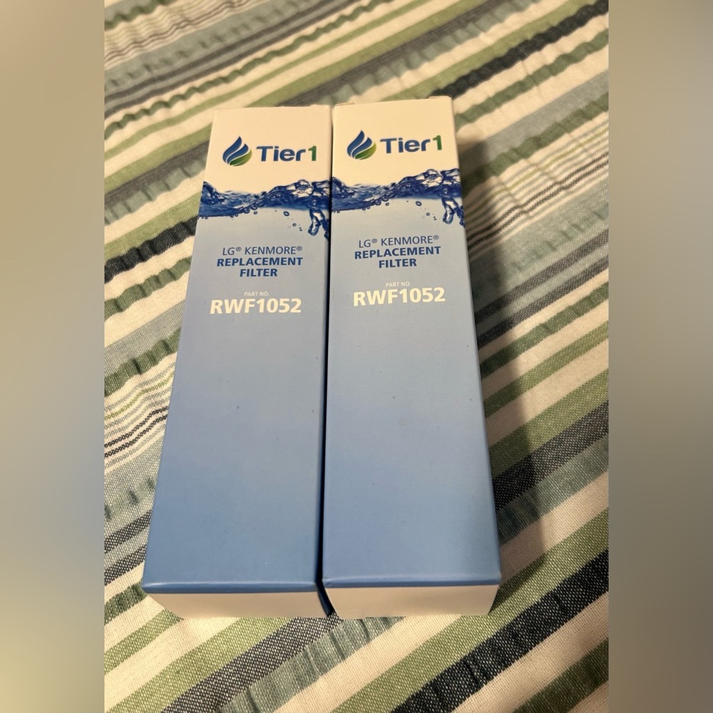 TWO Tier1 RWF1052 LG KENMORE Replacement Water Filters for Refrigerators
